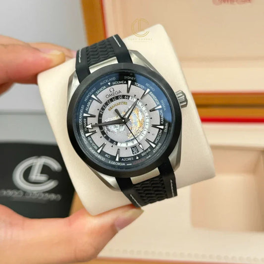 Omega Seamaster Aqua Terra Co-Axial Master Chronometer GMT Worldtimer