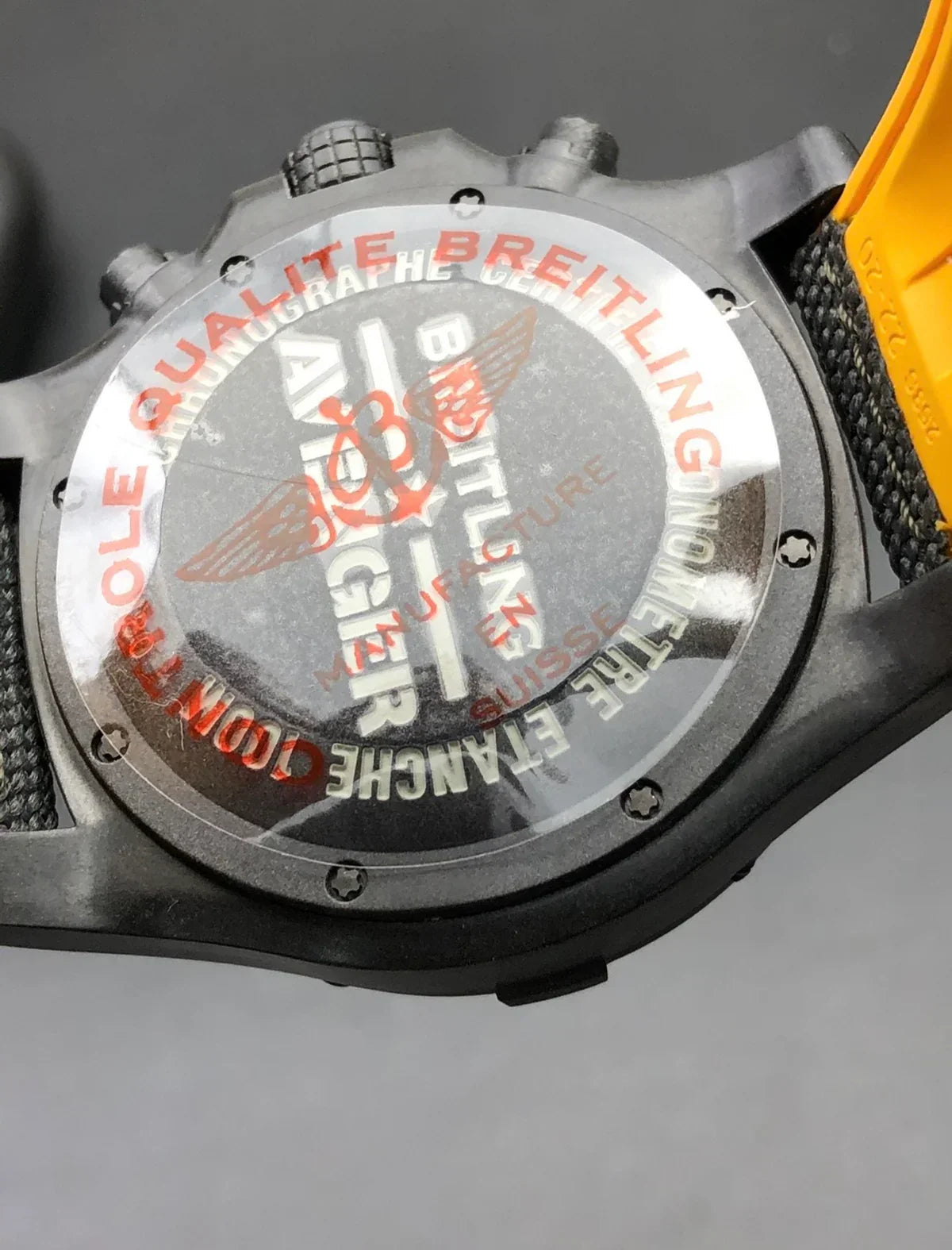 Breitling-“Night Mission “(Alternate Dial / Yellow Accent)