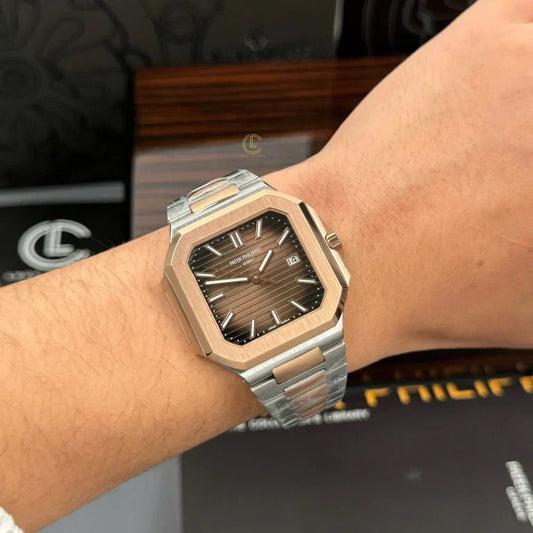 Patek Philippe Cubitus 5821/1AR-001 45mm Chocolate Dial Date Rose Gold