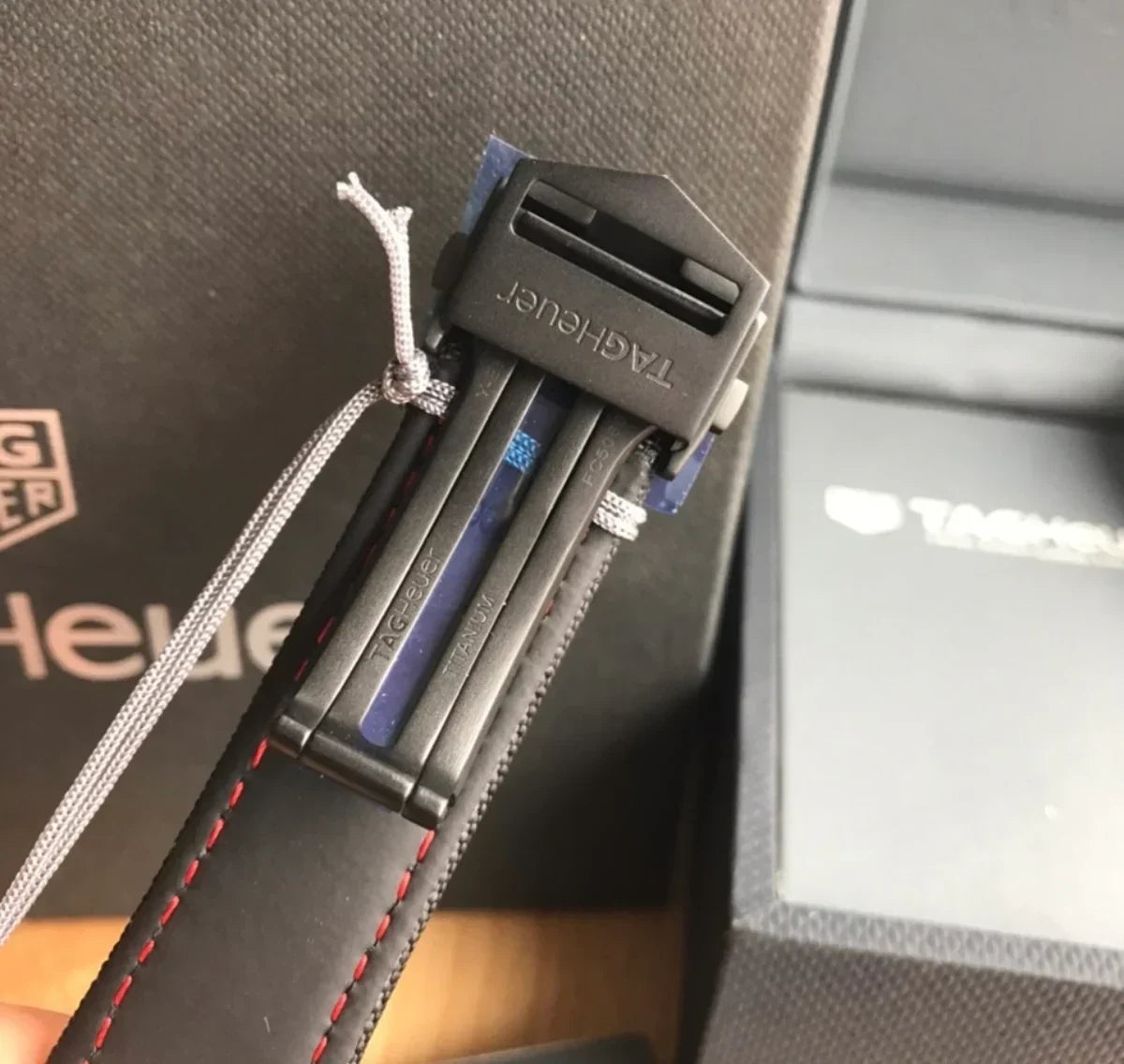 Tag Heuer Aquaracer Caliber 5 Black Dial Black Nylon Strap