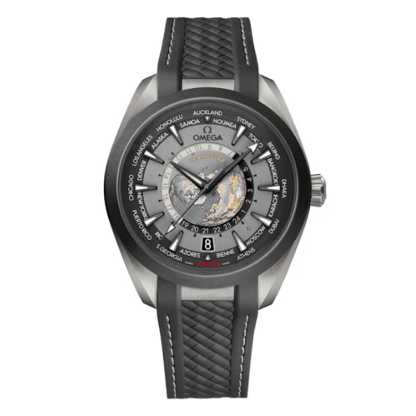 Omega Seamaster Aqua Terra Co-Axial Master Chronometer GMT Worldtimer