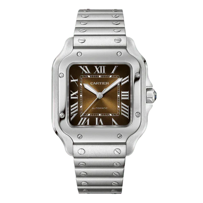Cartier Santos De Cartier Chocolate Dial WSSA0065 35.5mm