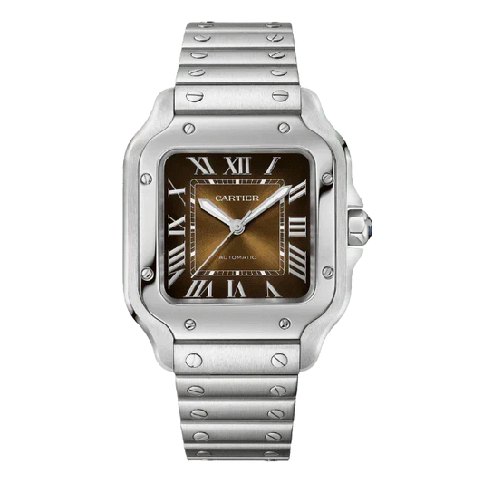 Cartier Santos De Cartier Chocolate Dial WSSA0065 35.5mm