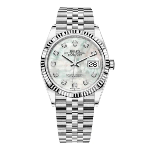 Rolex Datejust 36mm Sliver MOP Dial 126234