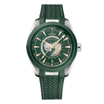 Omega Seamaster Aqua Terra Worldtimer 43mm Green Dial