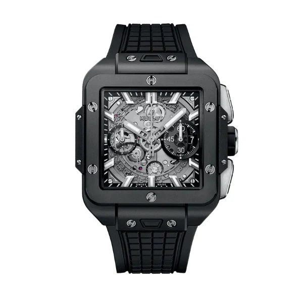 Hublot Square Bang Unico 821.CI.0170.RX 821CI0170RX 42mm Black Dial Ceramic