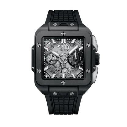 Hublot Square Bang Unico 821.CI.0170.RX 821CI0170RX 42mm Black Dial Ceramic