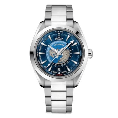 Omega Seamaster Aqua Terra Co‑Axial Master Chronometer Gmt Worldtimer