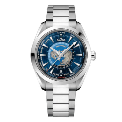 Omega Seamaster Aqua Terra Co‑Axial Master Chronometer Gmt Worldtimer