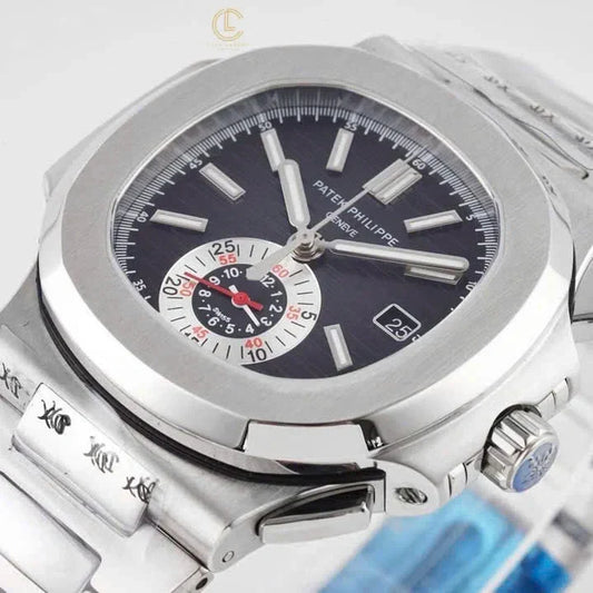 Patek Philippe Nautilus Chronograph 5980/1A-014 40.5mm Black-Blue Dial