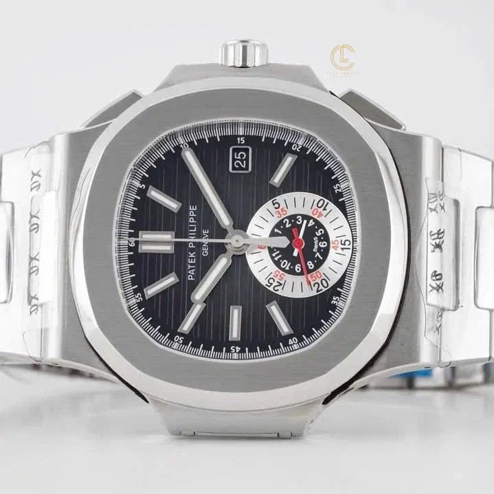 Patek Philippe Nautilus Chronograph 5980/1A-014 40.5mm Black-Blue Dial